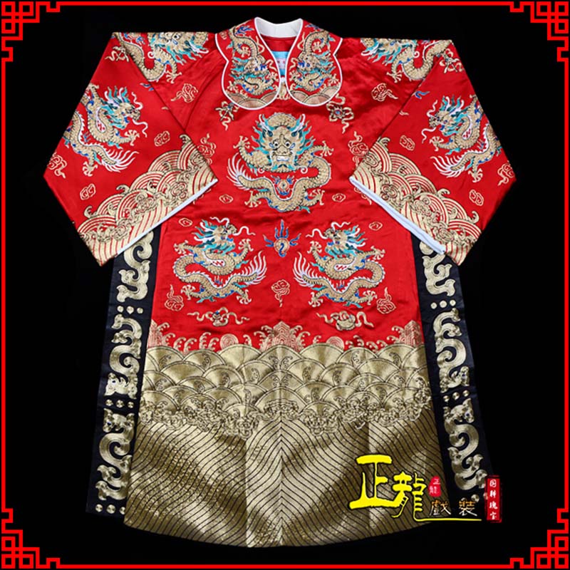 雷波皇帝蟒袍全金八宝团龙蟒