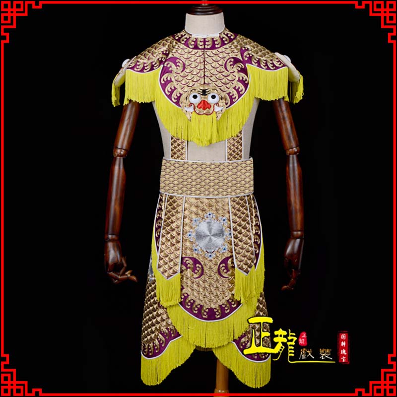 雷波武将士兵云肩鱼鳞侉子