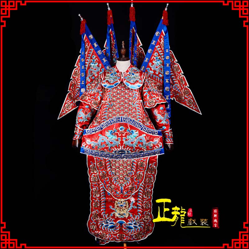 雷波武生戏服戏曲武将靠